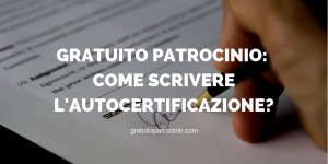 COME SCRIVERE L'AUTOCERTIFICAZIONE