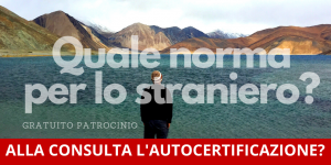 QUALE AUTOCERTIFICAZIONE ALLA CONSULTA