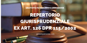 REPERTORIO 2009/2019 AMMISSIONE GRATUITO PATROCINIO CIVILE