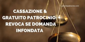 REVOCA AMMISSIONE SE DOMANDA INFONDATA