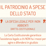 Infografica: il gratuito patrocinio