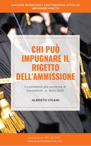 chi può impugnare il rigetto dell'ammissione