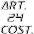 Art. 24 Cost.